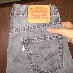 Grey Levi’s Soft Jeans